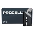 Duracell Procell 6LR61/9V alkaliparistot 673mAh - 10 kpl.