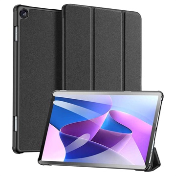 Dux Ducis Domo Lenovo Tab M10 Gen 3 Tri-Fold Lompakkokotelo - Musta