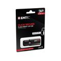 Emtec B120 Click Secure USB3.2 -muistitikku - 32GB