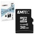 Emtec Classic Class 10 MicroSd-kortti - ECMSDM32GHC10CG - 32GB