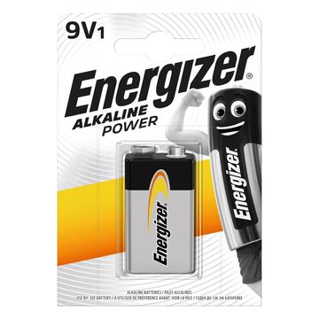 Energizer Alkaline Power 6LR61/9V alkaliparisto ja -paristo (alkaliparisto)