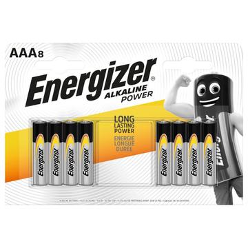 Energizer Alkaline Power LR03/AAA alkaliparistot - 8 kpl.