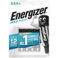 Energizer Max Plus LR03/AAA alkaliparistot - 4 kpl.