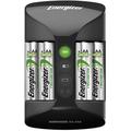 Energizer Pro -paristolaturi ja 4 x R6/AA -paristot