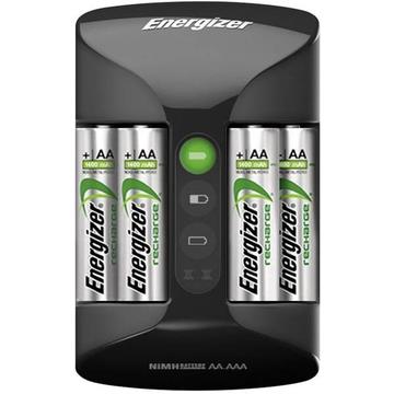 Energizer Pro -paristolaturi ja 4 x R6/AA -paristot