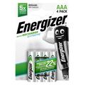 Energizer Recharge Extreme ladattavat R03/AAA paristot 800mAh - 4 kpl.