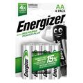 Energizer Recharge Power Plus ladattavat R6/AA paristot 2000mAh - 4 kpl.