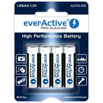 EverActive Pro LR6/AA alkaliparistot 2900mAh - 4 kpl.