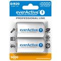 EverActive Professional Line EVHRL20-10000 ladattavat D-akut 10000mAh - 2 kpl.