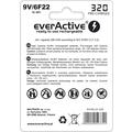 EverActive Professional Line EVHRL22-320 ladattava 9V akku 320mAh