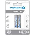 EverActive Silver Line EVHRL03-800 Ladattavat AAA-paristot 800mAh - 2 kpl.