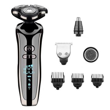 FB-507 sähköinen parranajokone, kolmiteräinen nenäleikkuri hiustenleikkuri (vakiosarja) Trimmer Hair Clipper (Standard Set)