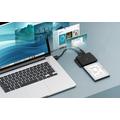 Fideco PL03 USB 3.0 - HDD/SSD-sovitin - musta