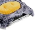 Fluffy Plush iPhone 14 Plus Hybridikotelo - Harmaa Sika