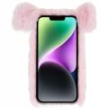 Fluffy Plush iPhone 14 Plus Hybridikotelo