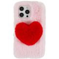 Plush Heart iPhone 14 Pro TPU Suojakuori