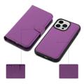 iPhone 14 Pro Detachable Lompakkokotelo - Violetti