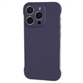 iPhone 13 Pro Kehyksetön Muovikuori - Tummanvioletti