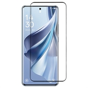 Oppo Reno10 Pro/Reno10 Pro+ Täyden Kattavuuden Panssarilasi - 9H, 0.3mm - Musta Reuna