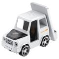 G63 Auton muotoinen 15W langaton latauslaite Bluetooth-kaiuttimella, kellolla ja tunnelmavalolla - valkoinen