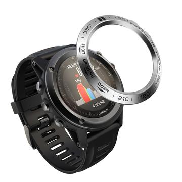 Garmin Fenix 3/3 HR -kellon kehys ruostumattomasta teräksestä valmistettu suojus