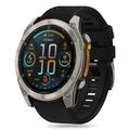 Garmin Fenix 5/6/6 Pro/7/8/E Tech-Protect silikoninen hihna - 47mm - Musta