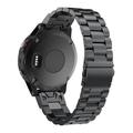 Garmin Fenix 5X Ruostumaton Teräsranneke - Musta