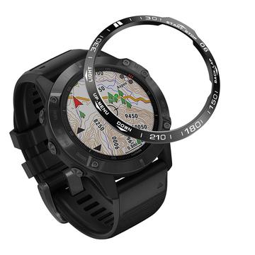 Garmin Fenix 6/6 Pro -kellon kehys ruostumattomasta teräksestä valmistettu suojus