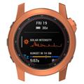 Galvanoitu Garmin Fenix 7X/7X Solar TPU Suojakotelo - Ruusukulta