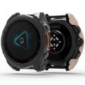 Garmin Fenix 8 Muovikotelo Näytönsuojalla Panssarilasi - 9H - 47mm - Musta