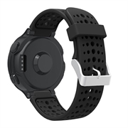 Garmin Forerunner 220/230/235/620/630/735 Pehmeä Silikoniranneke - Musta