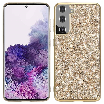 Samsung Galaxy S21 FE 5G Glitter Series Hybridikotelo - Kulta