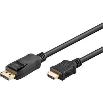 Goobay DisplayPort-HDMI-kaapeli - UHD, 4K @ 60 Hz - 1m