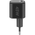 Goobay Gaobay GaN Nano PD USB-C-laturi 45W - musta