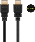 Goobay HDMI 1.4 Johto Ethernetillä - Kullattu - 0.5m