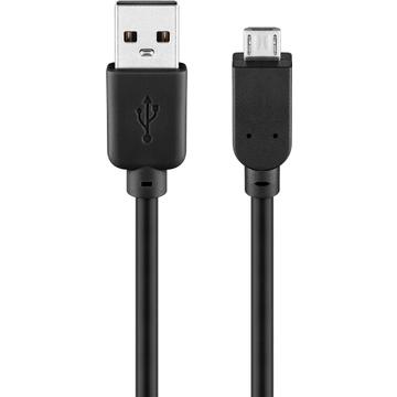 Goobay Micro USB-kaapeli - 5m - musta