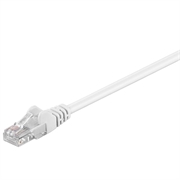 Goobay RJ45 Verkkokaapeli U/UTP CAT 5e - 10m - Valkoinen