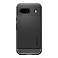 Google Pixel 8a Spigen Rugged Armor TPU-Kotelo - Musta