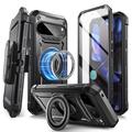 Google Pixel 9/9 Pro Supcase Unicorn Beetle Pro Mag Kotelo - MagSafe-yhteensopiva - Musta