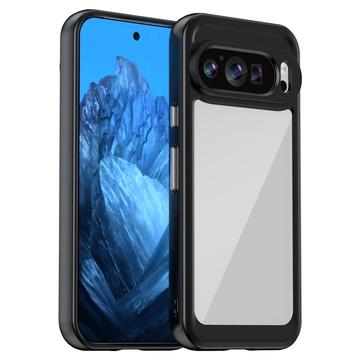 Google Pixel 9/9 Pro Anti-Shock Hybridikotelo - Musta