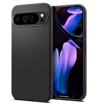 Google Pixel 9 Pro XL Spigen Liquid Air TPU Suojakuori - Musta