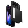 Google Pixel 9 Pro XL Spigen Slim Armor CS Suojakotelo - Musta