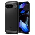 Google Pixel 9/9 Pro Spigen Rugged Armor TPU-Kotelo - Musta