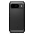 Google Pixel 9/9 Pro Spigen Rugged Armor TPU-Kotelo - Musta