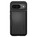 Google Pixel 9/9 Pro Spigen Slim Armor CS Suojakotelo - Musta