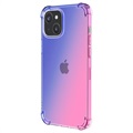 Kaltevuus Iskunkestävä iPhone 14 Plus TPU Suojakuori - Sininen / Pinkki