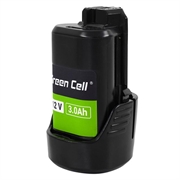 Green Cell akku Bosch GBA 12V 3Ah