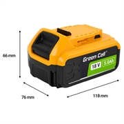 Green Cell Akku DeWalt XR 18V 5Ah