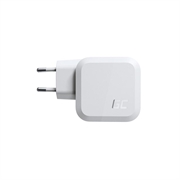 Green Cell GC PowerGaN 65W laturi - 2x USB-C virransyöttö ja 1x USB-A, pikalataus 3.0 yhteensopiva - Valkoinen