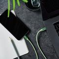 GreyLime 60W punottu USB-C / USB-C kaapeli - 1m - vihreä